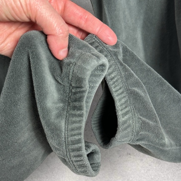 Aerie Velvet Velour Joggers Womens Size Medium Sweat Pants Elastic Waist Lounge - Picture 6 of 14